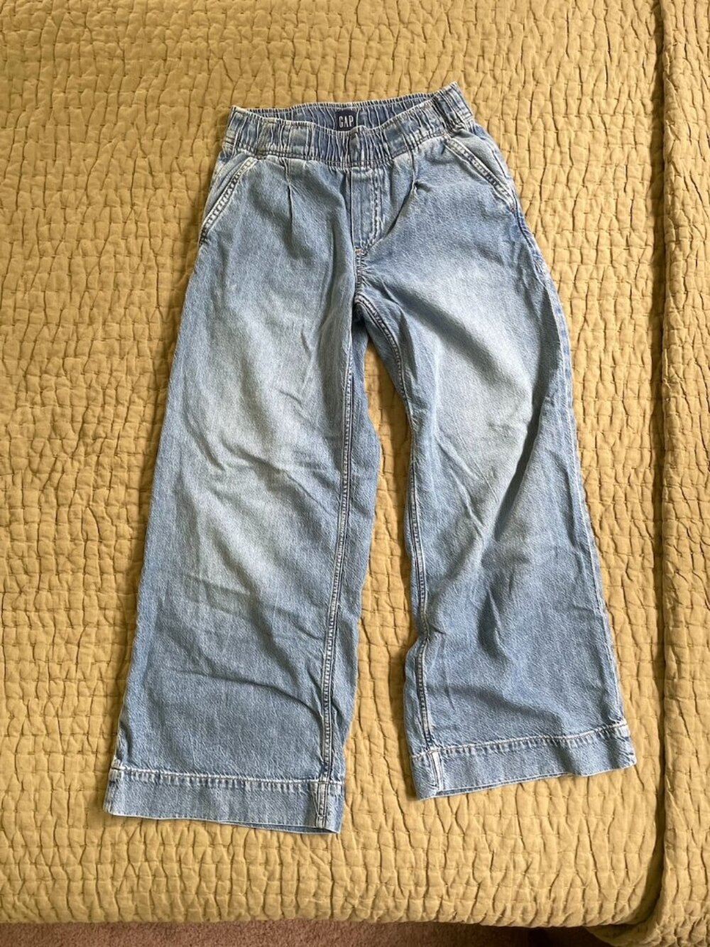 Gap Denim Easy Wide-Leg Pants